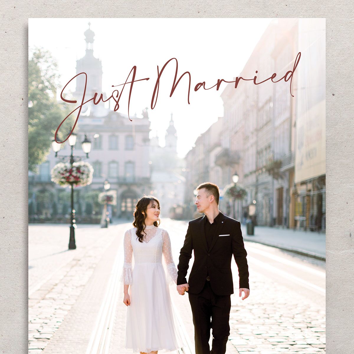 Simple Script Change the Date Cards Vintage Pink Signature
