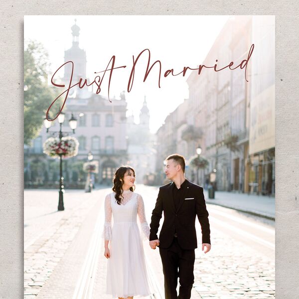 Simple Script Change the Date Cards Vintage Pink Signature