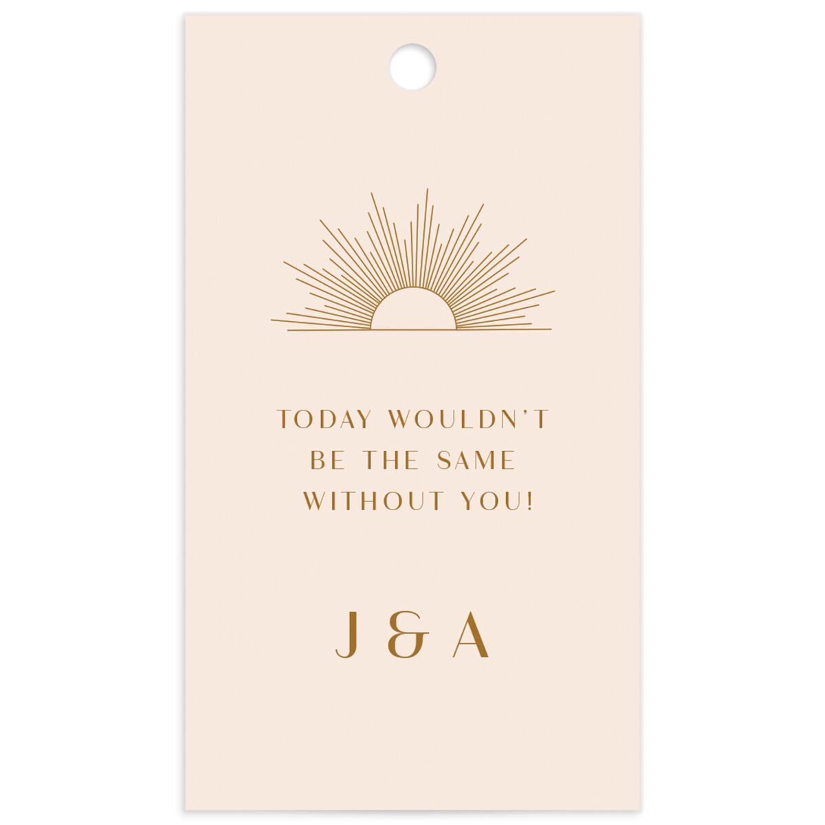 Modern Romantic Favor Gift Tags