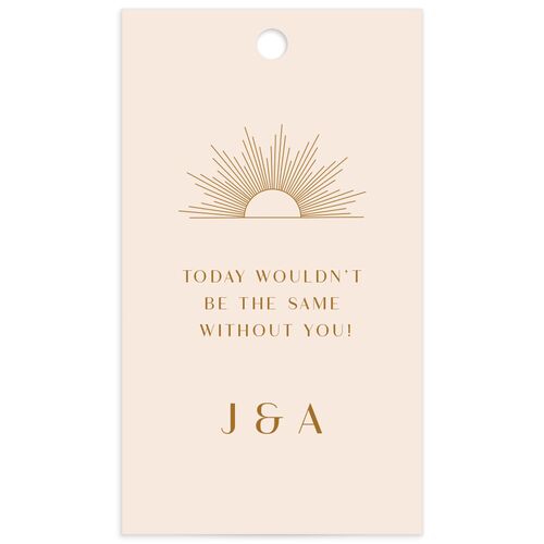 Art Deco Accents Favor Gift Tags - 