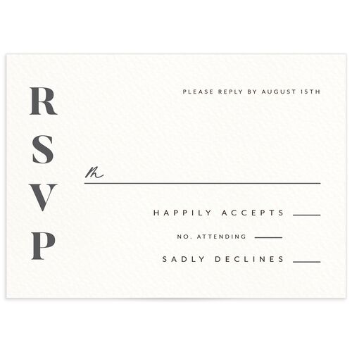 Love in NYC Wedding Response Cards - 
