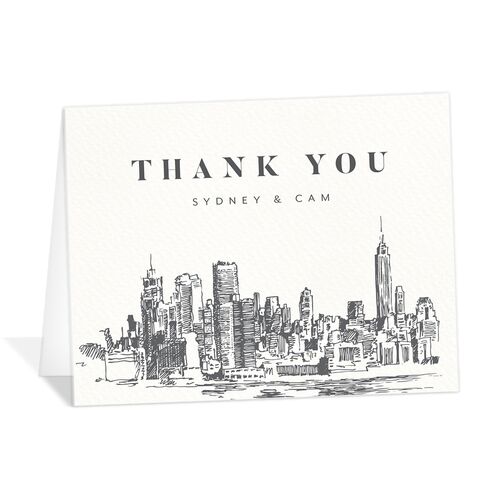 Love in NYC Thank You Cards - 