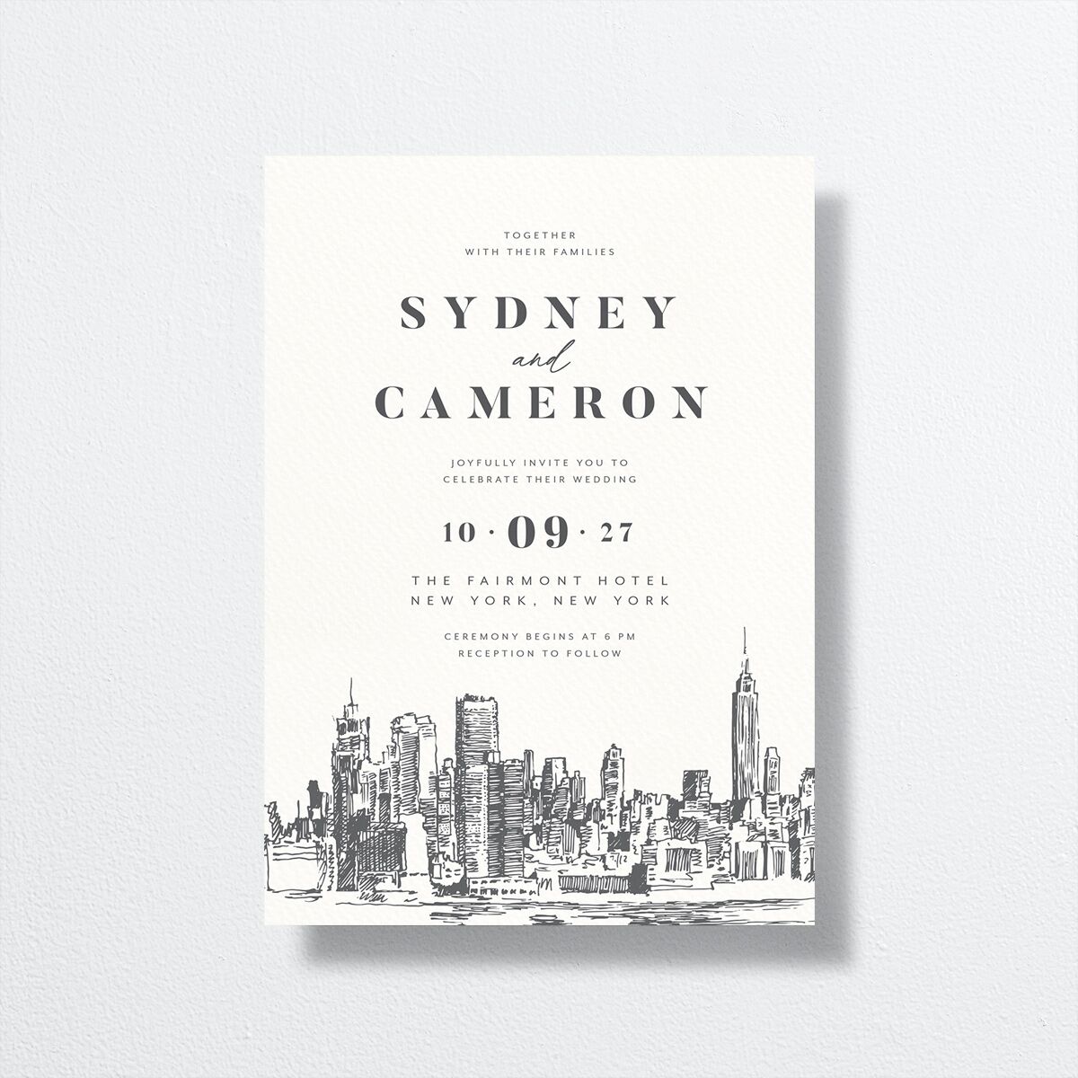 Love in NYC Wedding Invitations — view 2