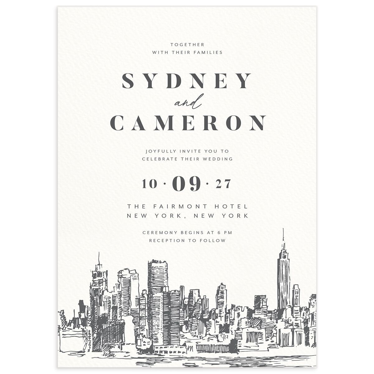 Love in NYC Wedding Invitations