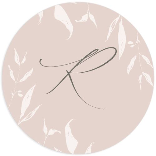 Rustic Minimal Wedding Stickers Blossom
