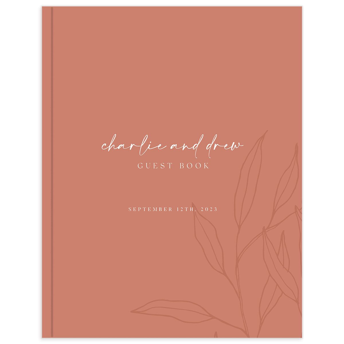 Romantic Bohemian Wedding Guest Book