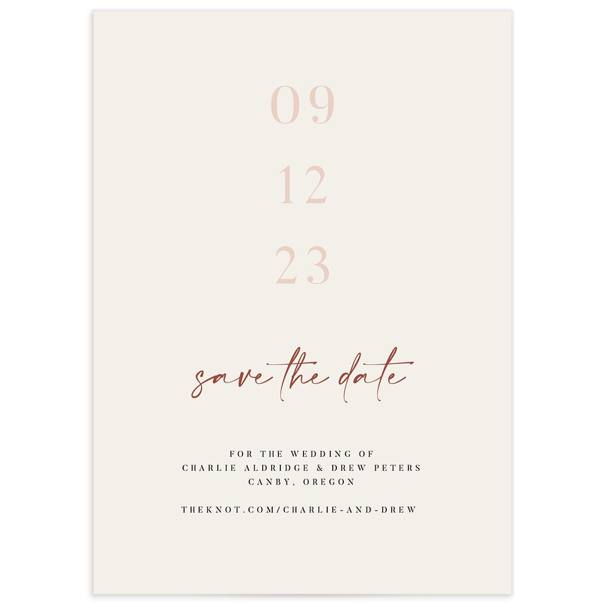 Romantic Bohemian Save The Date Cards