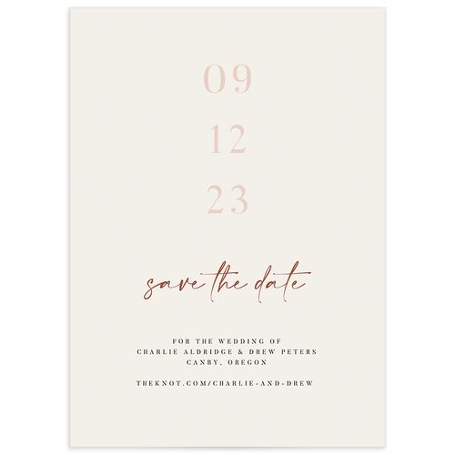 Romantic Bohemian Save The Date Cards - Pink