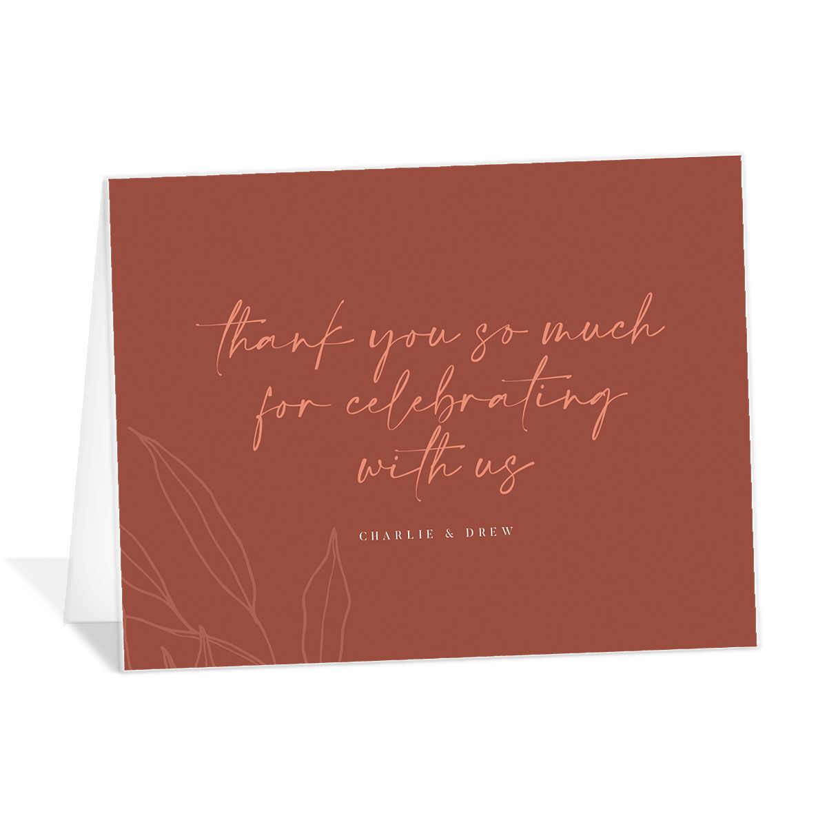 Romantic Bohemian Thank You Cards