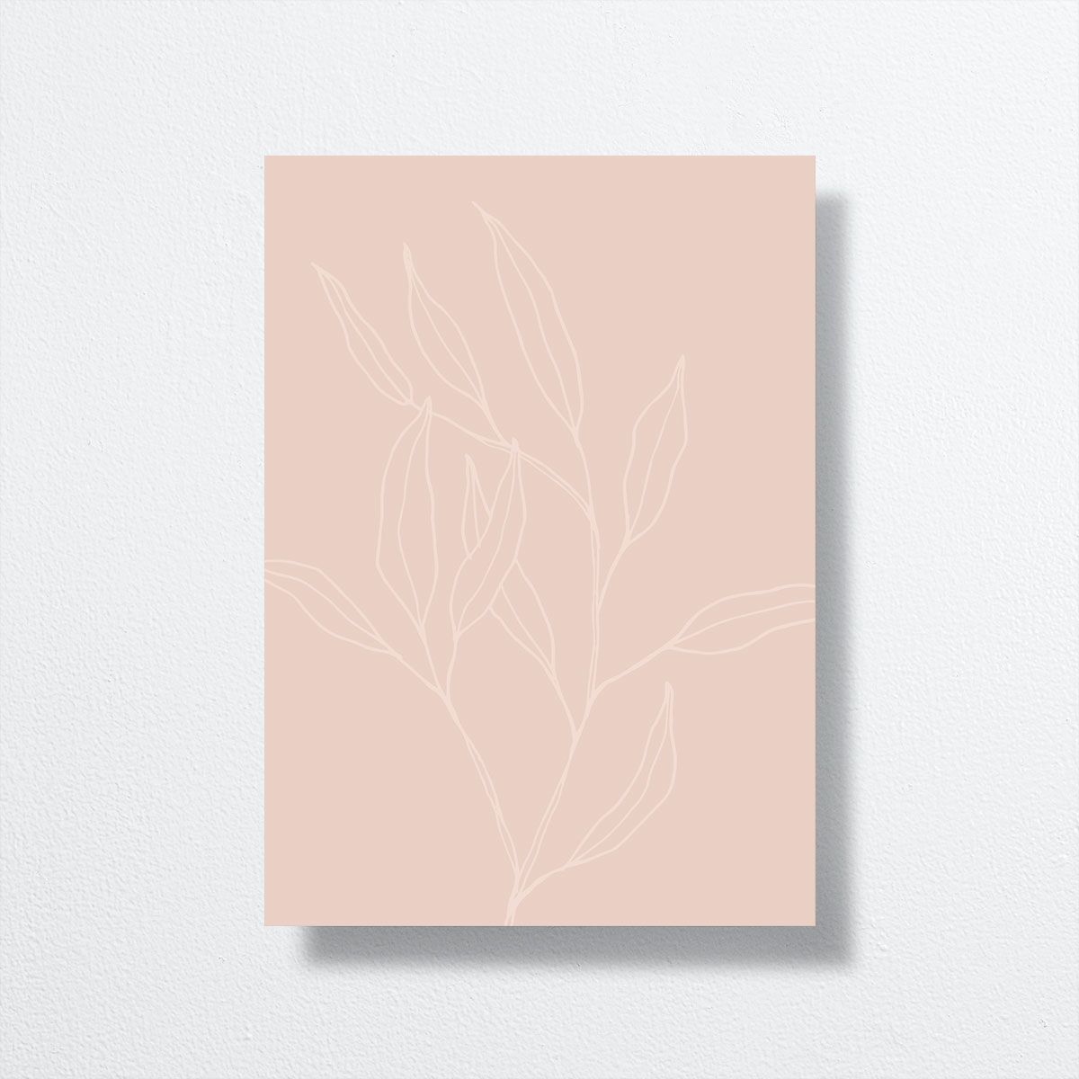Romantic Bohemian Wedding Invitations back