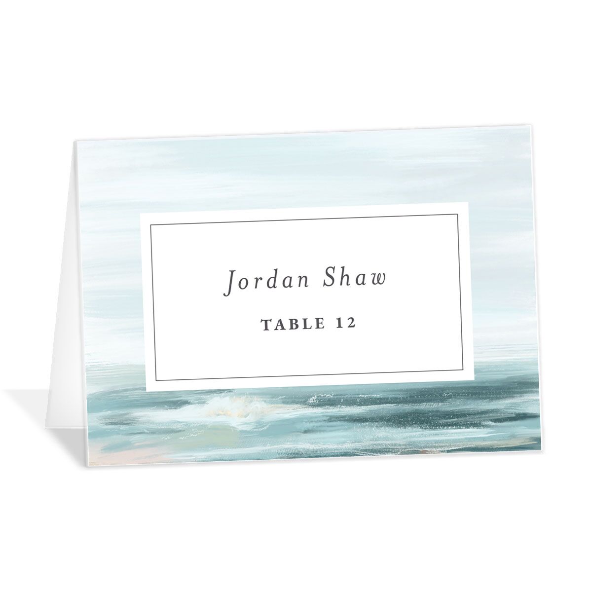 Painted Beach Place Cards