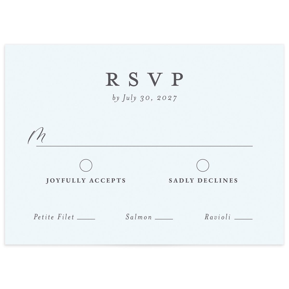 Painted Beach Wedding Response Cards