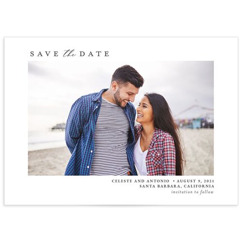 Painted Beach Save The Date Cards - 