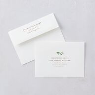 Wild Vines Save The Date Cards Soft Pink Signature smooth Blank No Standard