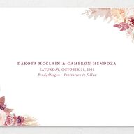 Blush Bouquets Save the Date Cards Blossom Signature smooth No