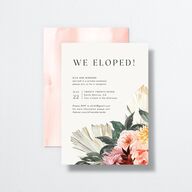 California Florals Change the Date Cards Cotton Signature