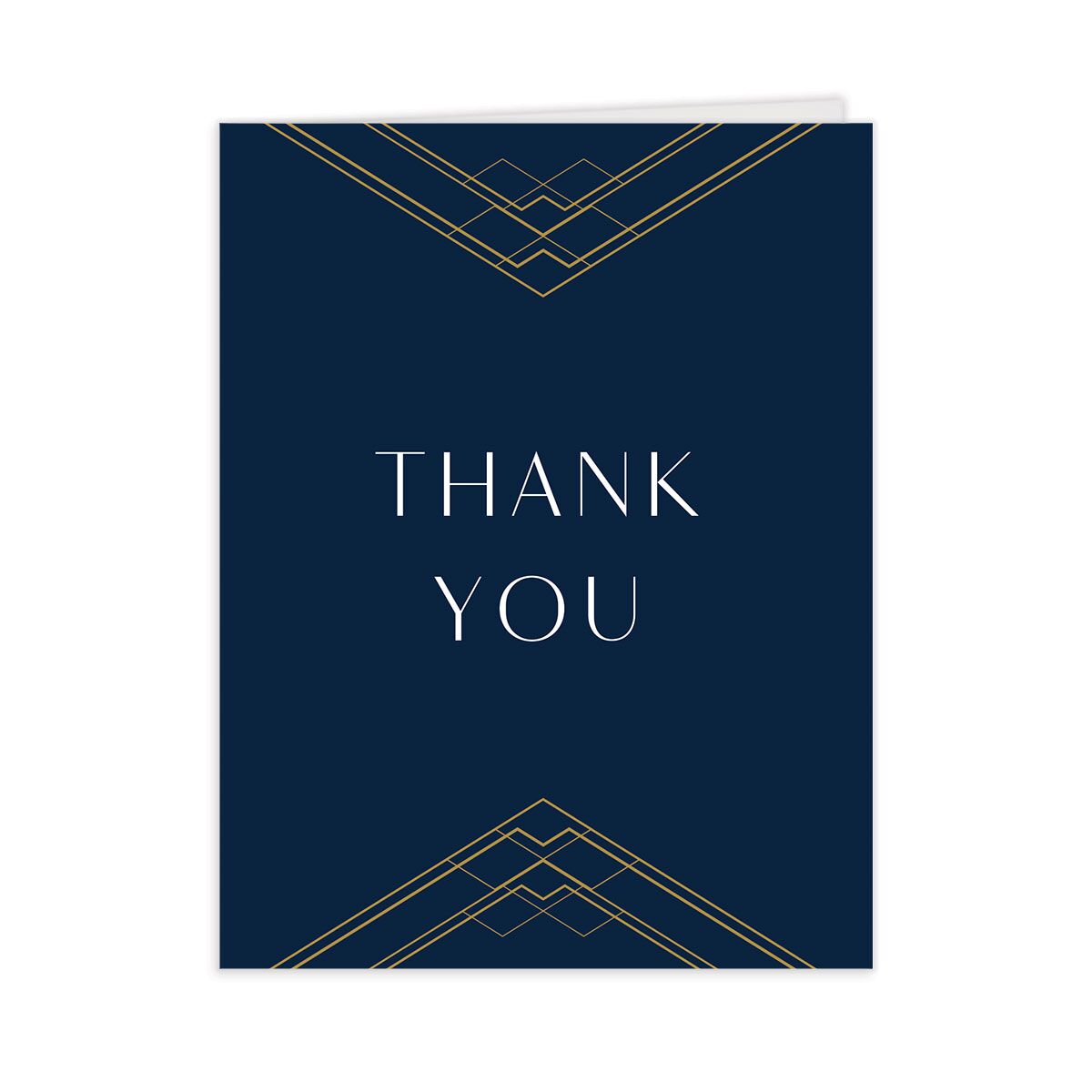 Formal Deco Thank You Cards