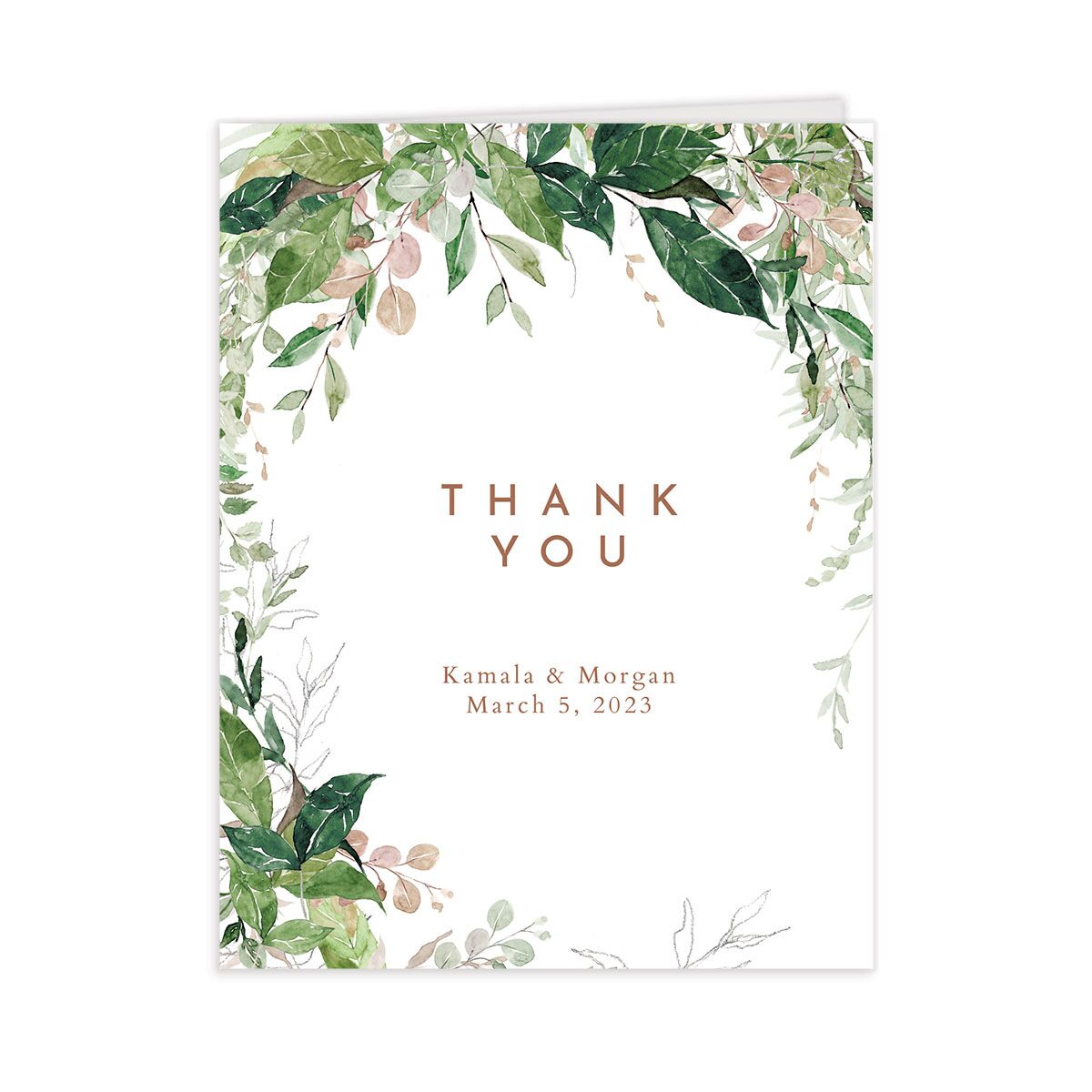 Wild Vines Thank You Cards