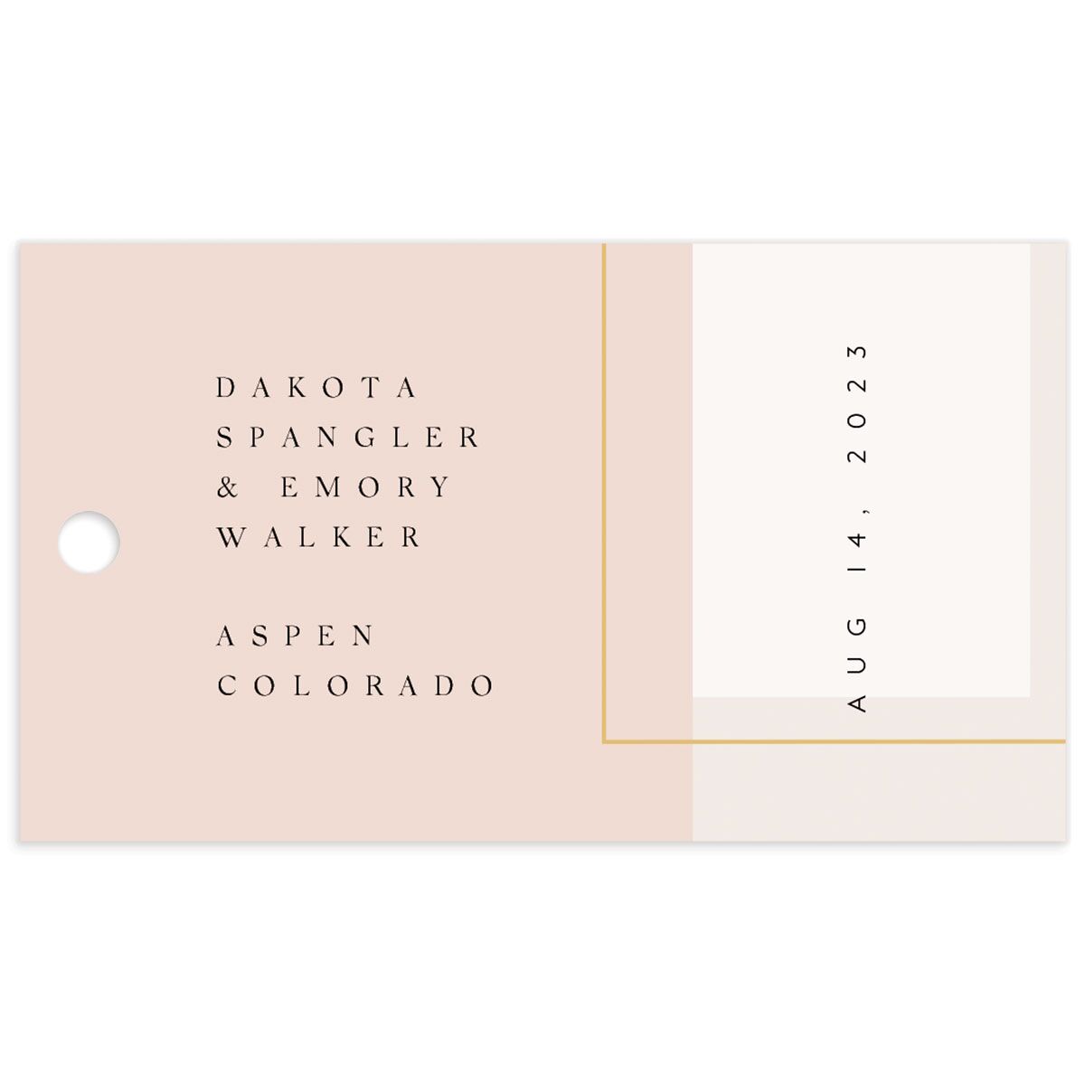 Ethereal Type Favor Gift Tags