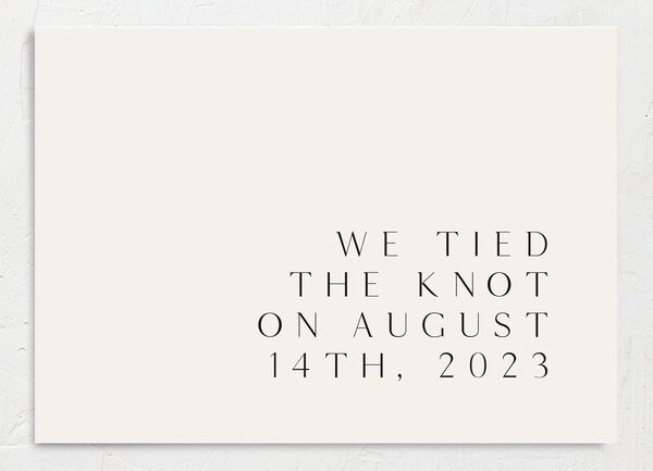 Elegant Typography Change the Date Cards back