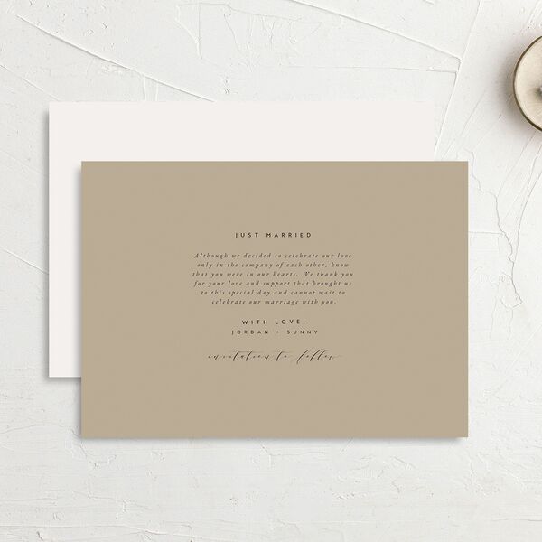 Elegant Typography Change the Date Cards Cotton Signature