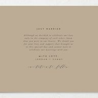 Elegant Typography Change the Date Cards Cotton Signature