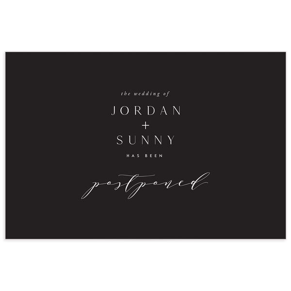 Elegant Typography Change the Date Postcards Cotton