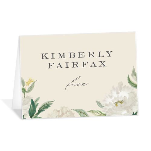 Floral Watercolor Place Cards - 
