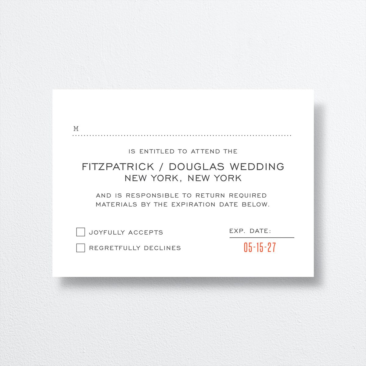 Vintage Library Wedding Response Cards Marigold Signature