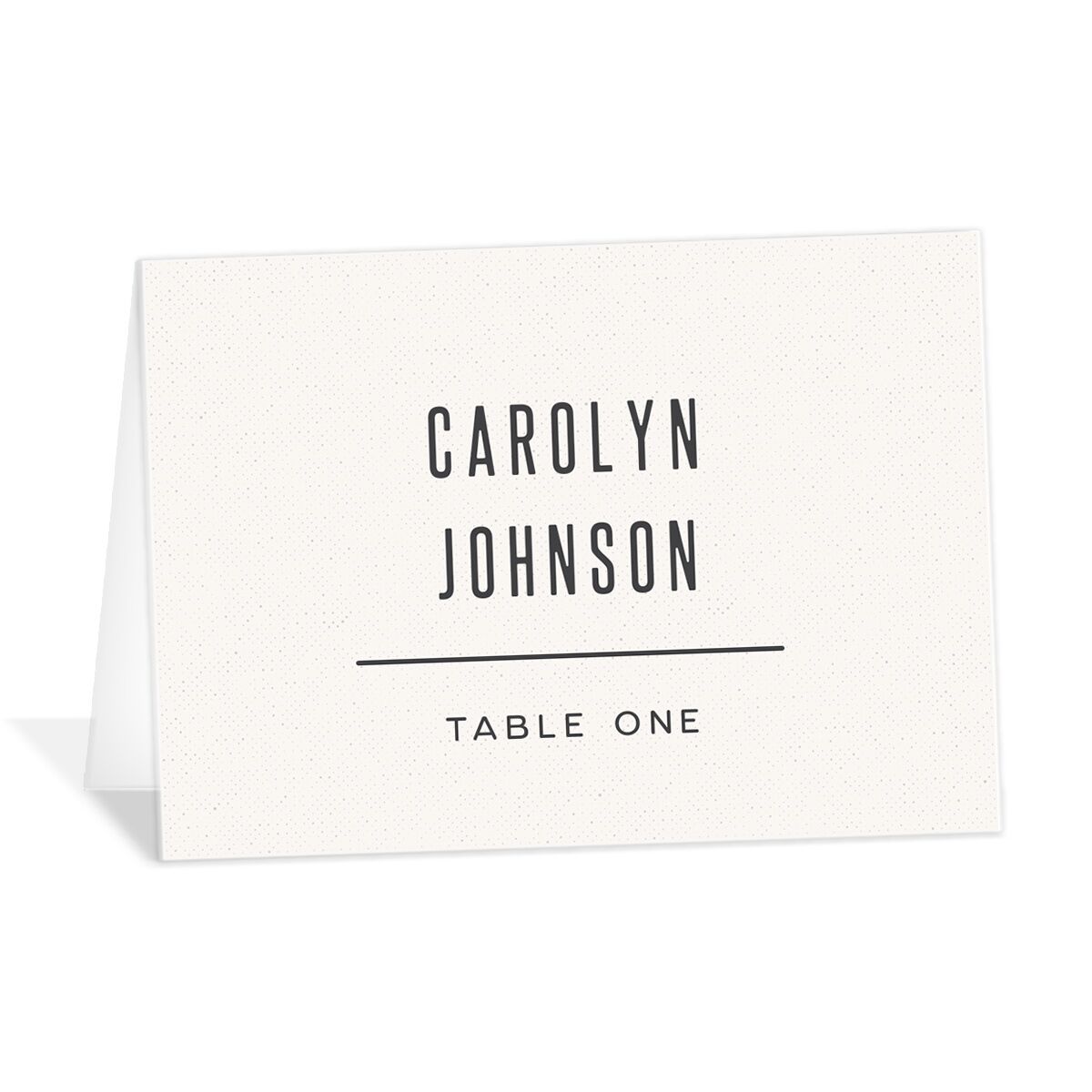 Industrial Marquee Place Cards