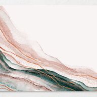 Abstract Wave Change the Date Cards Rose Pink Signature