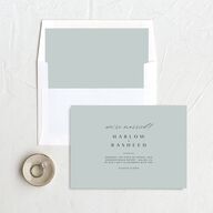 Abstract Wave Change the Date Cards Rose Pink Signature