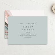 Abstract Wave Change the Date Cards Rose Pink Signature