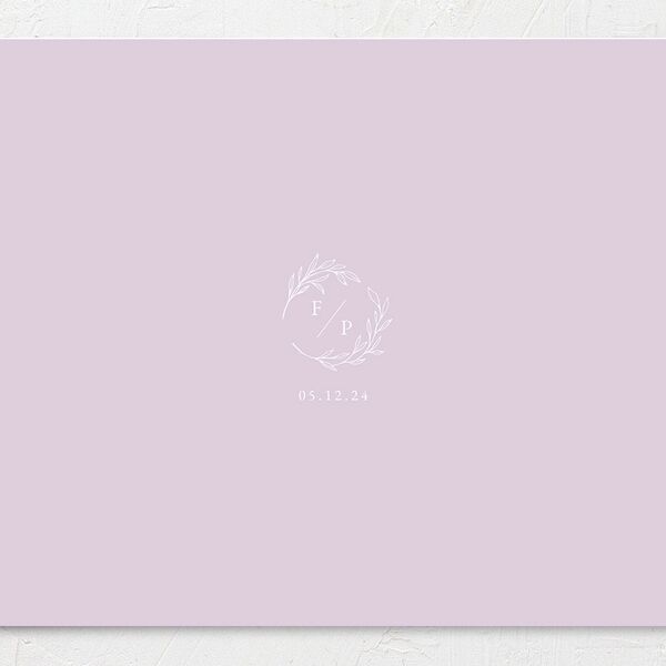 Delicate Lilac Change the Date Cards Amethyst Signature