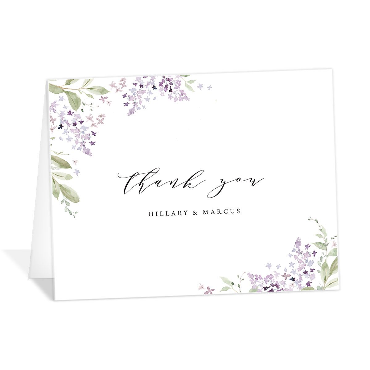 Delicate Lilac Thank You Cards