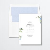 Minimal Floral Bridal Shower Invitations  Ocean Signature Standard