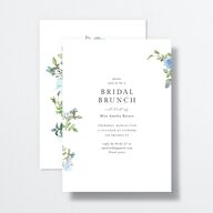 Minimal Floral Bridal Shower Invitations  Ocean Signature Standard