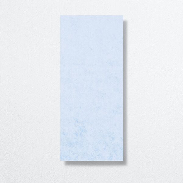 Minimal Floral Menus Ocean Signature