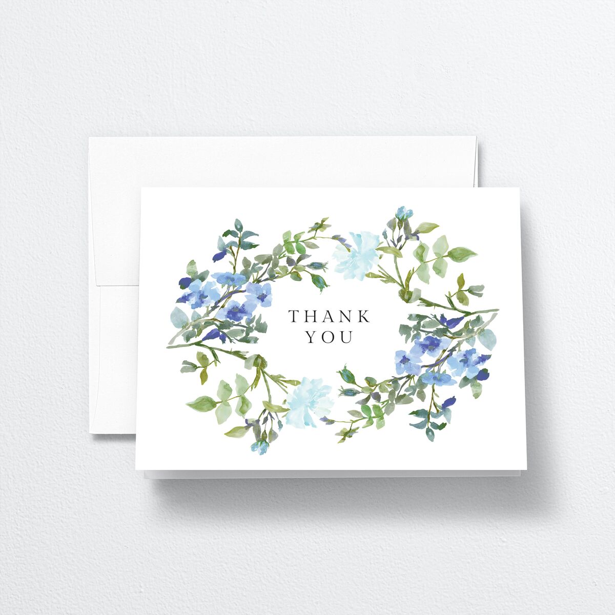 Minimal Floral Thank You Cards Ocean