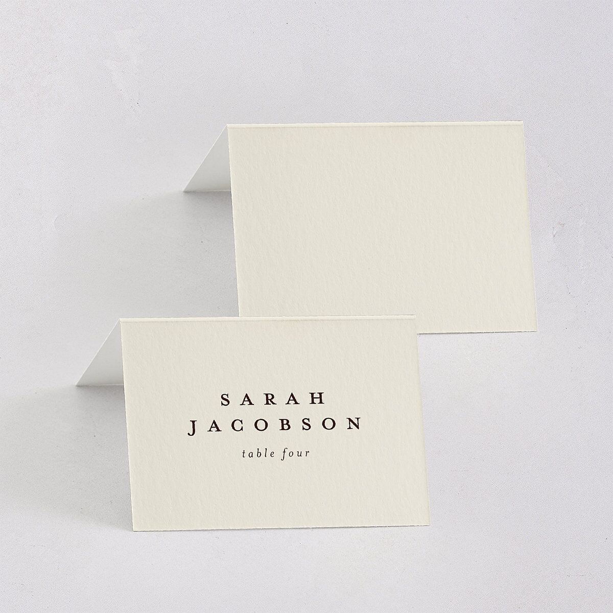 Western Valley Place Cards Tan Signature