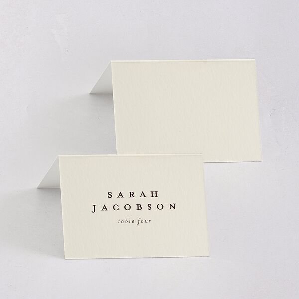 Western Valley Place Cards Tan Signature