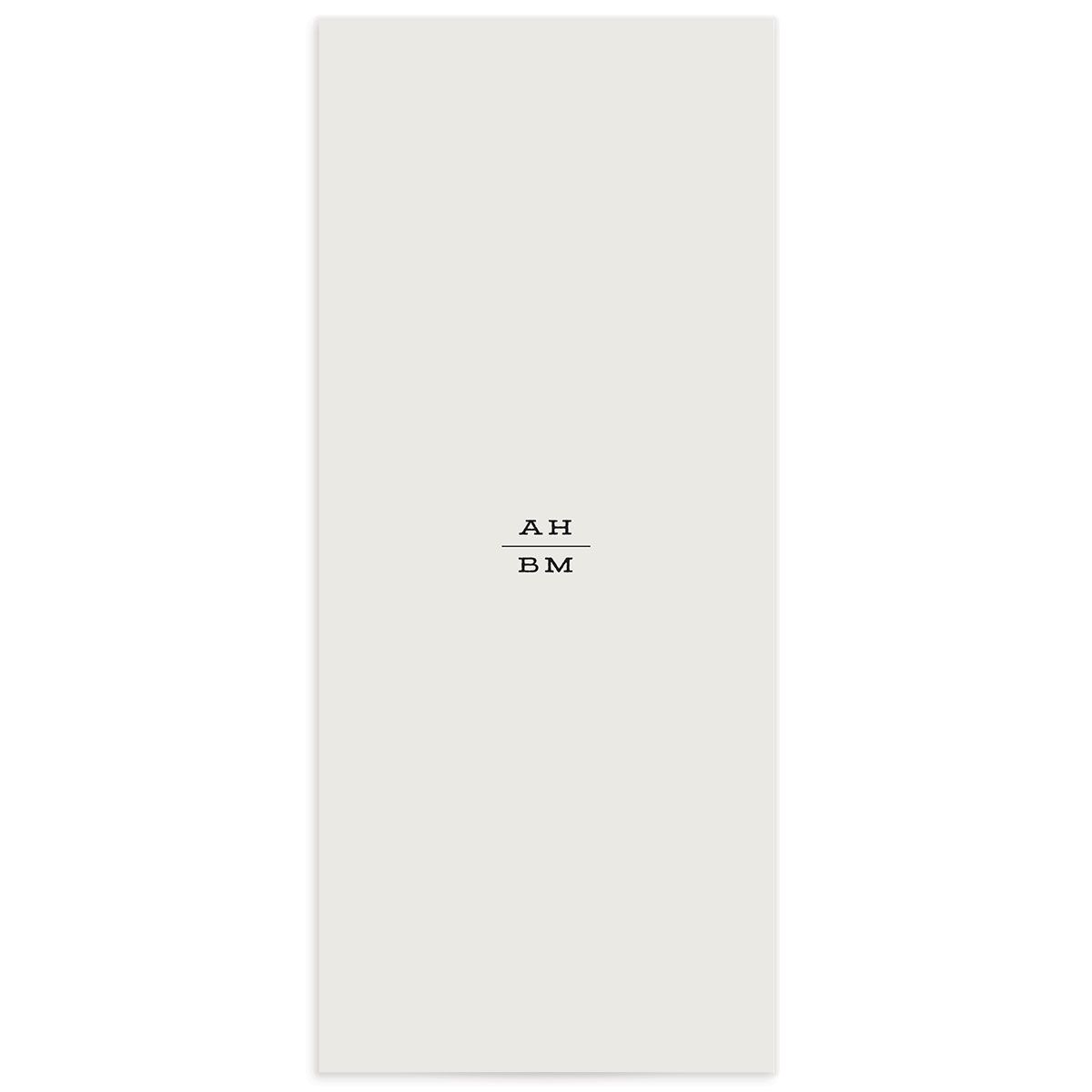 Rustic Typography Menus Champagne Signature