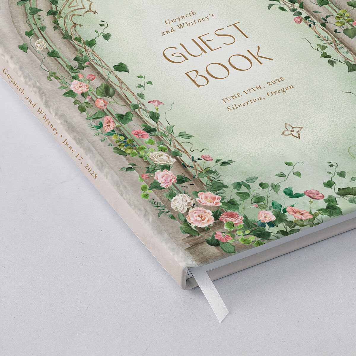 Fairytale Garden Guest Books Sage
