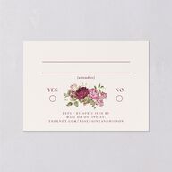 Vintage Love Doves Wedding Response Cards Shell Pink Signature Standard