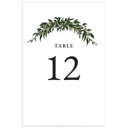 Classic Bold Table Numbers - 