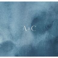 Elegant Ethereal Wedding Response Cards Sapphire Signature
