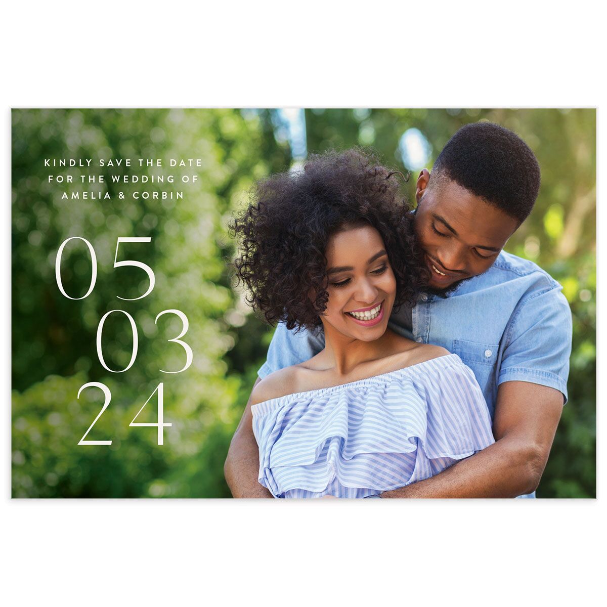 Elegant Ethereal Save The Date Postcards