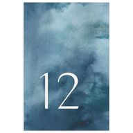 Elegant Ethereal Table Numbers Sapphire Signature