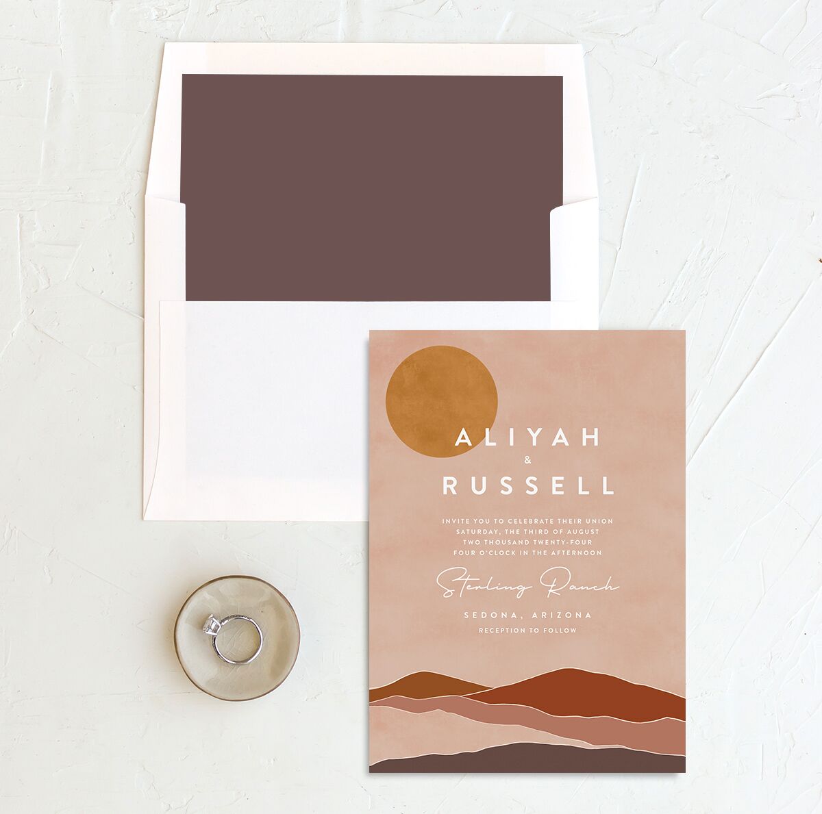 Abstract Hills Standard Envelope Liners Standard Vintage Pink