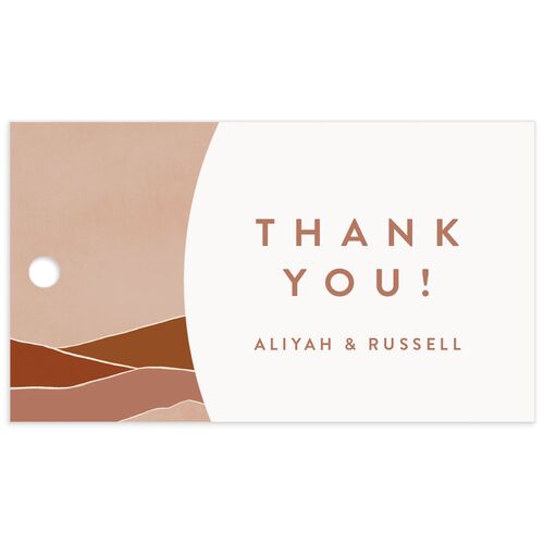 Abstract Hills Favor Gift Tags - 